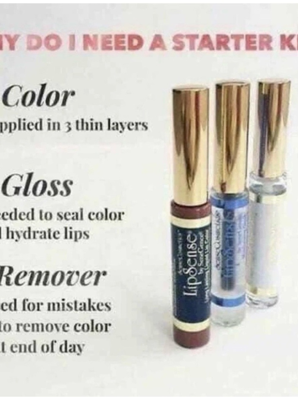 LipSense SenseGence Liquid Lip Stain Mauve Ice Long Lasting - Picture 6 of 10